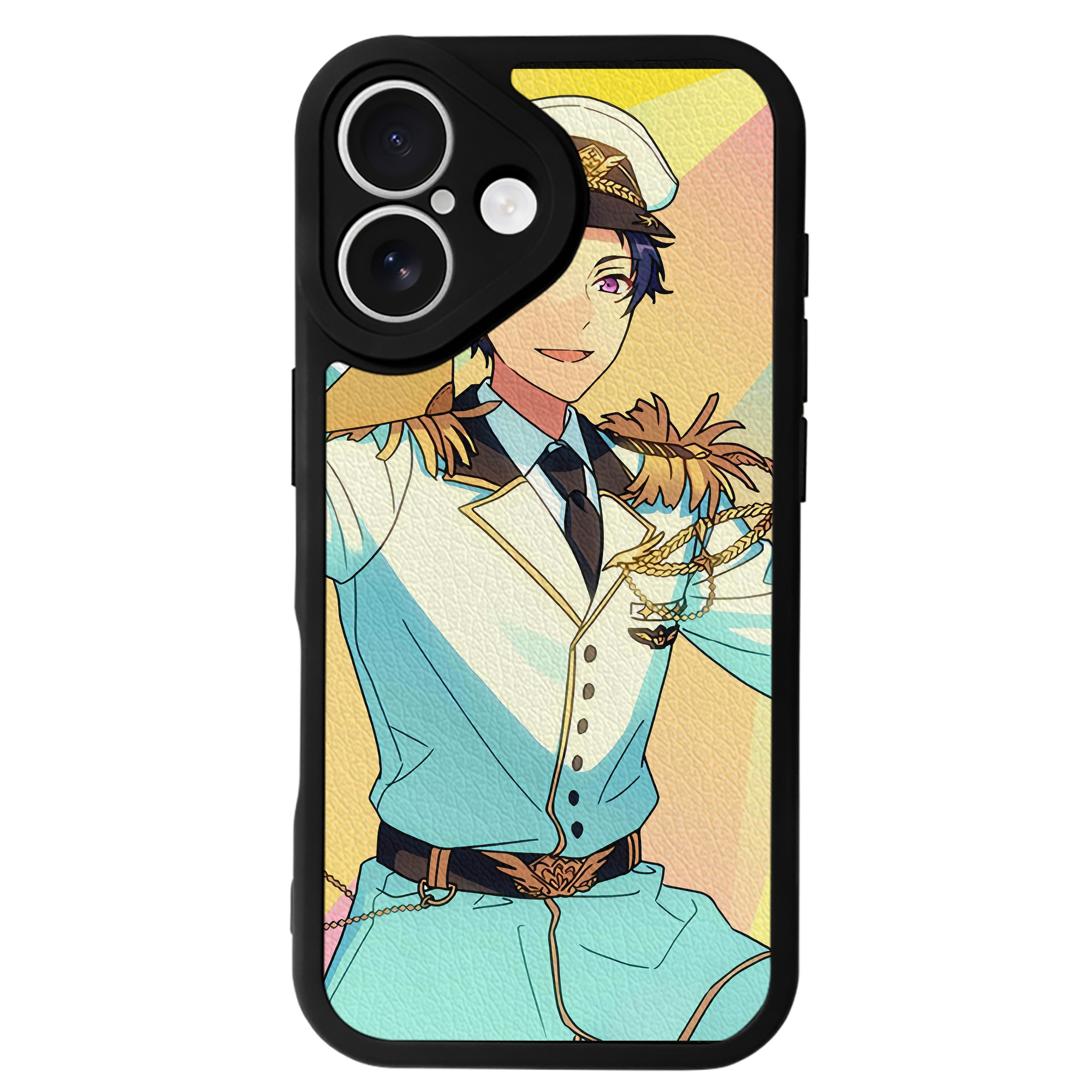 （画像用） あんさんぶるスターズ! Ensemble Stars 【iPhone 16シリーズ対応】シリコンスマホケース（レザー調） 材質：シリコン